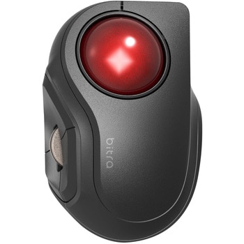トラックボールマウス ワイヤレス Bluetooth 4.0 5ボタン 人差し指 小型 コンパクト 静音 持ち運び エレコム トラックボールマウス  【通販モノタロウ】 M-MT2BRSBK