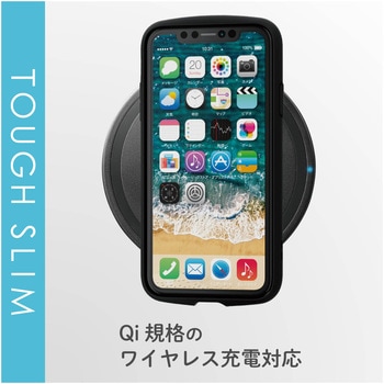 iPhoneXR ケース カバー TPU ポリカーボネート フレームカラー 耐久性 ストラップホール付 エレコム