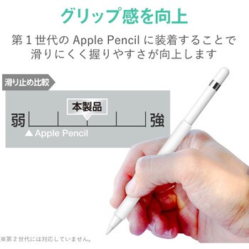 Apple Pencil用細ペン軸タイプスリムグリップ エレコム タッチペン 通販モノタロウ Tb Apegnbscr