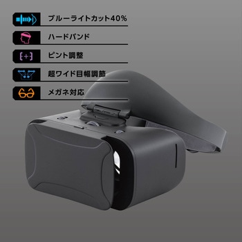 目に優しいハードバンドVRゴーグル エレコム