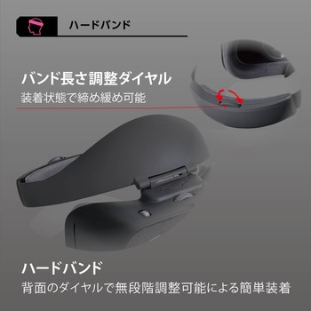 目に優しいハードバンドVRゴーグル エレコム
