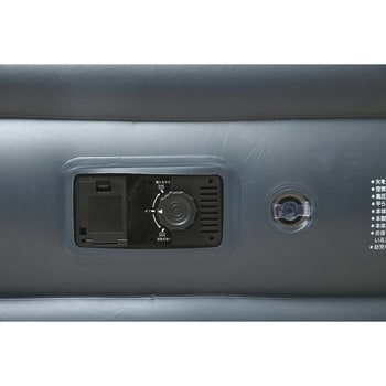 DXA-002(NV/GY) デラックスエアベッド(シングル) パワー電動ポンプ内蔵