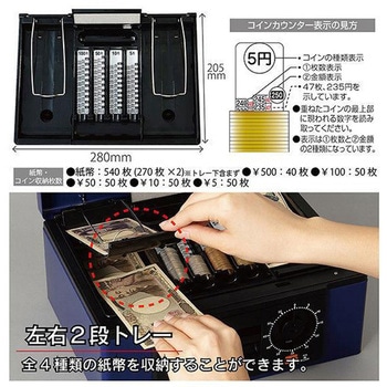 キャッシュボックス カール事務器