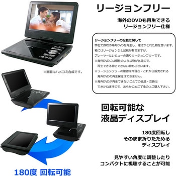 9インチポータブルDVDプレーヤー CICONIA