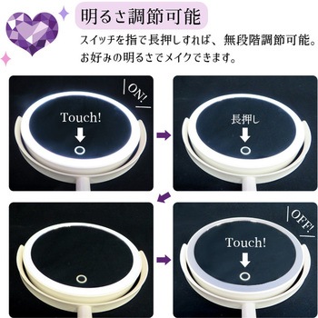 アクトレスミラー23LED 丸型 センター商事