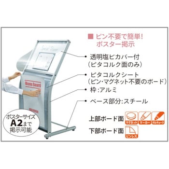 UDメニューボード ピタコルク付 馬印 インフォメーションボード/案内板