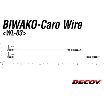 DECOY BIWAKO Caro Wire(琵琶湖キャロワイヤー) WL-03 - カツイチ