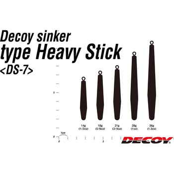 DECOY Sinker type Heavy Stick(デコイシンカータイプヘビースティック) DS-7 カツイチ
