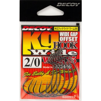 #2/0 DECOY WORM HOOK Kg Hook Wide(LtbNCh) [25 JcC` TCY#2/0 1(7{) 52564629
