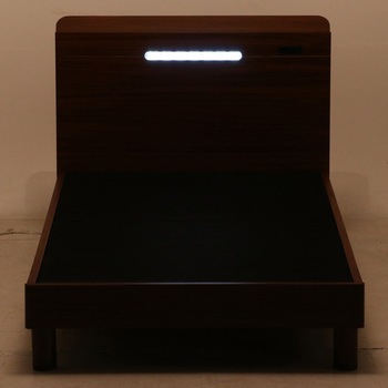 木製ベッド 宮・LEDライト付 SD-1658