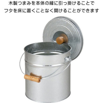 トタン 丸型米びつ 三和金属