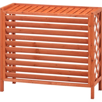 室外機カバー木製横格子 不二貿易 室外機カバー 通販モノタロウ
