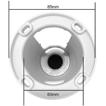 監視・CCTVカメラアルミ合金ブラケット取り付け金具170mm【白】 bitstrong