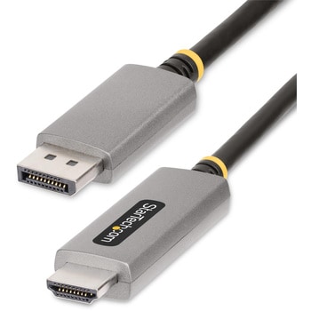 DisplayPort 1.4 - HDMI 2.1変換ケーブル/2m/アクティブ/8K60Hz/4K144Hz/オス-オス/HDR10/HDCP 2.3/7.1chオーディオ/ブラック/モニター ディスプレイアダプター StarTech.com
