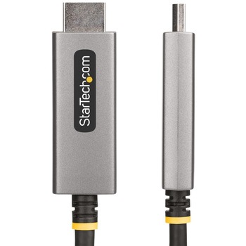 DisplayPort 1.4 - HDMI 2.1変換ケーブル/2m/アクティブ/8K60Hz/4K144Hz/オス-オス/HDR10/HDCP 2.3/7.1chオーディオ/ブラック/モニター ディスプレイアダプター StarTech.com