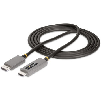 DisplayPort 1.4 - HDMI 2.1変換ケーブル/2m/アクティブ/8K60Hz/4K144Hz/オス-オス/HDR10/HDCP 2.3/7.1chオーディオ/ブラック/モニター ディスプレイアダプター StarTech.com