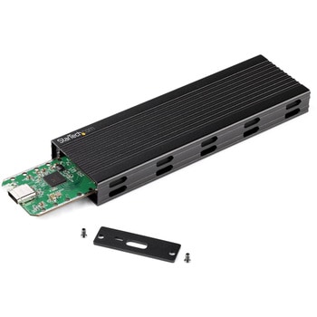 M.2 SATA SSDケース/USB 3.1 Gen 2(TypeA&C)/10Gbps/NVMe NGFF/B+M-Key/外付けストレージエンクロージャー StarTech.com