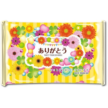 ありがとう大判ウェットティッシュ20枚(3柄アソート) 服部