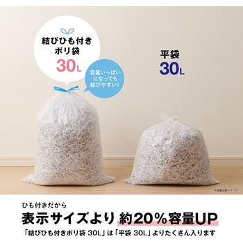 結びひも付ポリ袋 オルディ