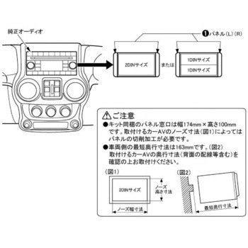 ジープラングラー用カーAVトレードインキット カナテクス