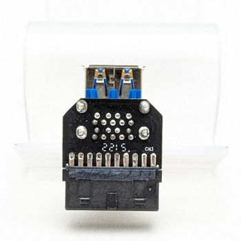 桜木トンネル USB3.0/19ピン→USB3.0×2ポート変換 エアリア