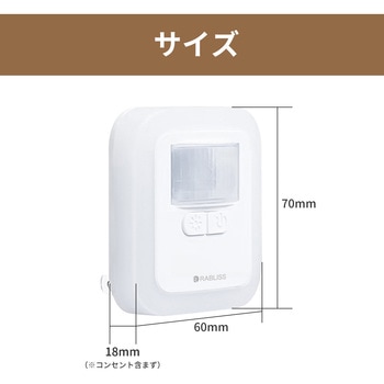 LEDセンサーライト RABLISS