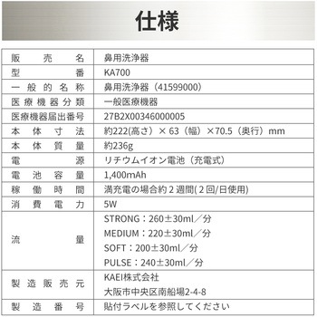 鼻用洗浄器 RAMEDICO