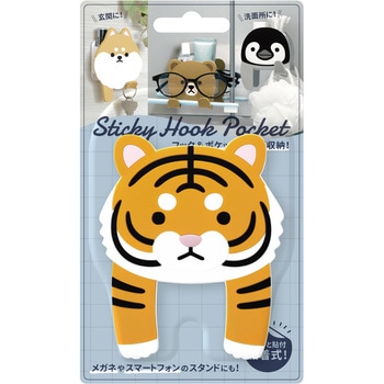 スティッキーフックポケットとら 東洋ケース