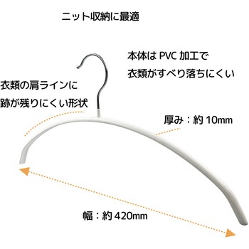 モノクローゼット ニットハンガーノンスリップ シンコハンガー