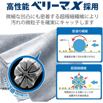 超強力クロス 特大 グレー エレコム