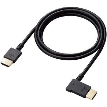 HDMI ケーブル HIGH SPEED with Ethernet L字 左向き 4K 30Hz やわらか RoHS指令準拠 エレコム
