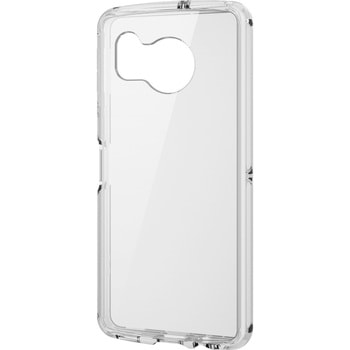 AQUOS sense8(SH-54D/SHG11) ケース ハイブリッド カバー 衝撃吸収 軽量 薄型 ストラップホール付 エレコム
