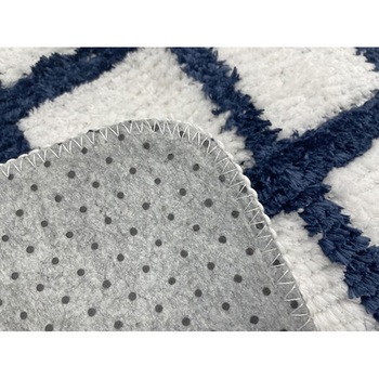 ふわっふわ!マイクロファイバーバスマット ブラン 40×60cm ネイビー - マルナカ