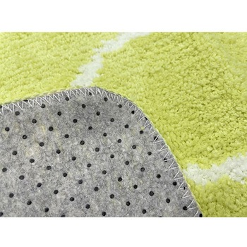 ふわっふわ!マイクロファイバーバスマット カトリーヌ 45×60cm グリーン - マルナカ