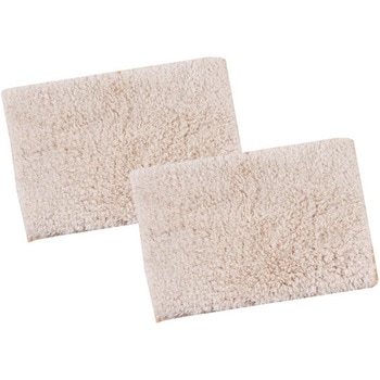 ふわっふわ!マイクロファイバーバスマット シンフォニ 45×60cm ベージュ 2枚入 - マルナカ