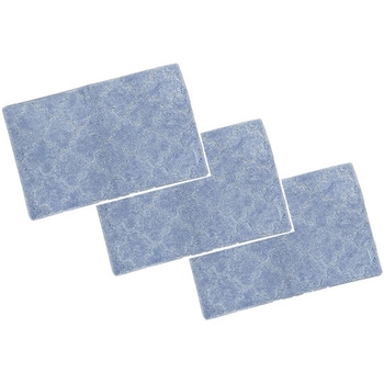 ふわっふわ!マイクロファイバーバスマット ハウディ 40×60cm グレー 3枚入 マルナカ