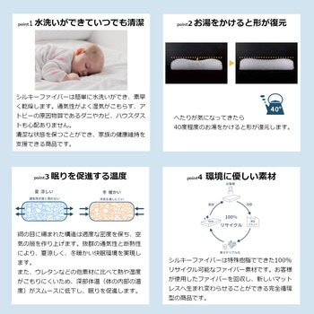 L-WAVE 洗えるファイバーまくら 幅60cm コイズミファニテック