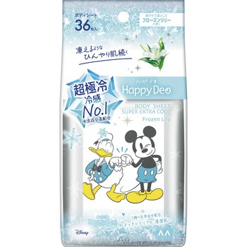 マンダム ハッピーデオ ボディシート 超極冷 マンダム