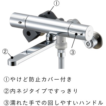 サーモシャワー混合栓(寒冷地用) SANEI