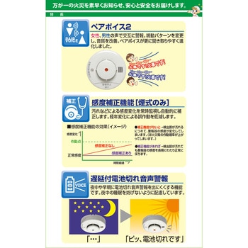 住宅用火災警報器 けむタンちゃん10 ニッタン(NITTAN)