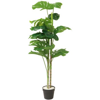 フェイク フォリージ ラージ モンステラ スタイル ベストコ 観葉植物壁掛け用 卓上用グリーン 造花 通販モノタロウ Ne 570