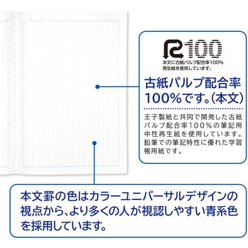 スクールラインプラス タテ罫19行 日本ノート