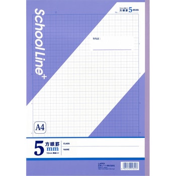 スクールラインプラス A4方眼罫5mm 日本ノート