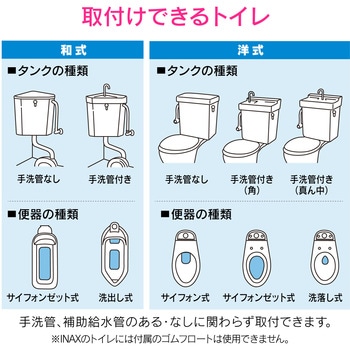 ガオナ トイレ水もれ修理セット ロータンク用 (マルチボールタップ ゴムフロート まとめて交換 安心) GAONA(ガオナ)