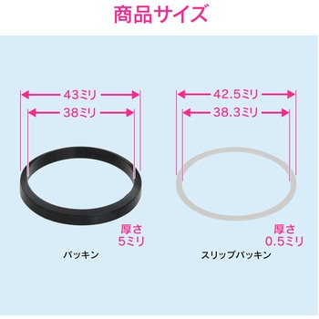 ガオナ トイレ洗浄管用パッキン (水もれ修理 排水管 隅付ロータンク) GAONA(ガオナ)