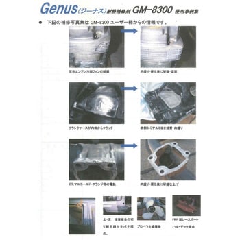 耐熱金属補修材・熱伝導接着剤 GM-8300 Genus