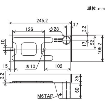Φ28イレクターパイプ用 補強枠 矢崎化工
