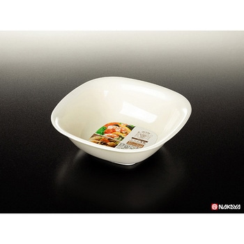 レンジ角鉢 白 ナカヤ化学産業