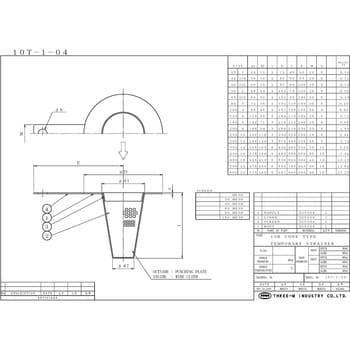 10T-1-04 底付き型テンポラリー 80メッシュ 1個 スリーエム工業 【通販