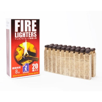 FIRE LIGHTERS ファイヤーライターズ 20本入り×1箱 着火剤   [emrg] Mt.SUMI(マウントスミ)